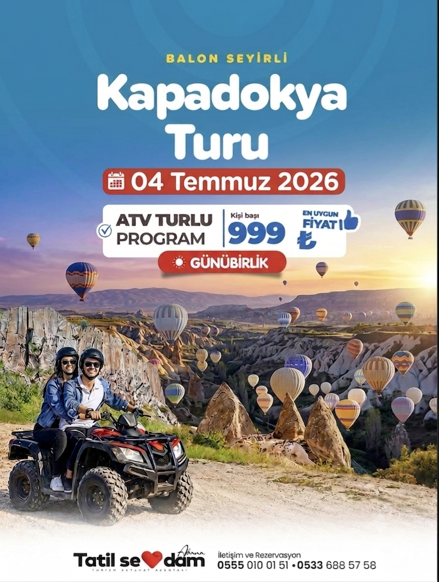 GÜNÜBİRLİK KAPADOKYA TURU